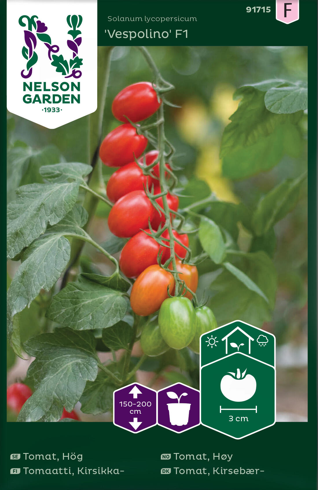 Körsbärstomat 'Vespolino' F1